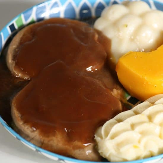 Beef rissoles with onion gravy (GF) Ranahans Special Diets