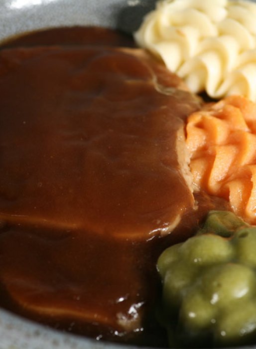 Beef rissoles with onion gravy (GF) Ranahans Special Diets